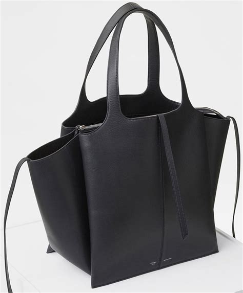 celine vertical tri fold bag|Celine Black Calfskin Vertical Tri.